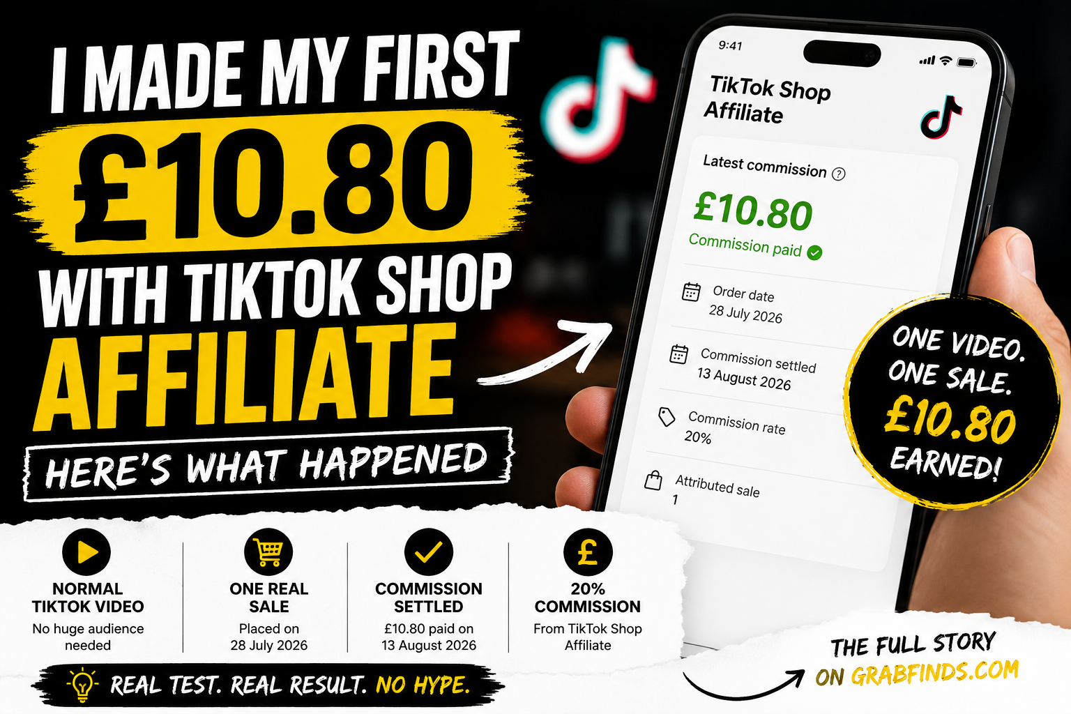 I Made My First £10.80 With TikTok Shop Affiliate – Here’s What Happened