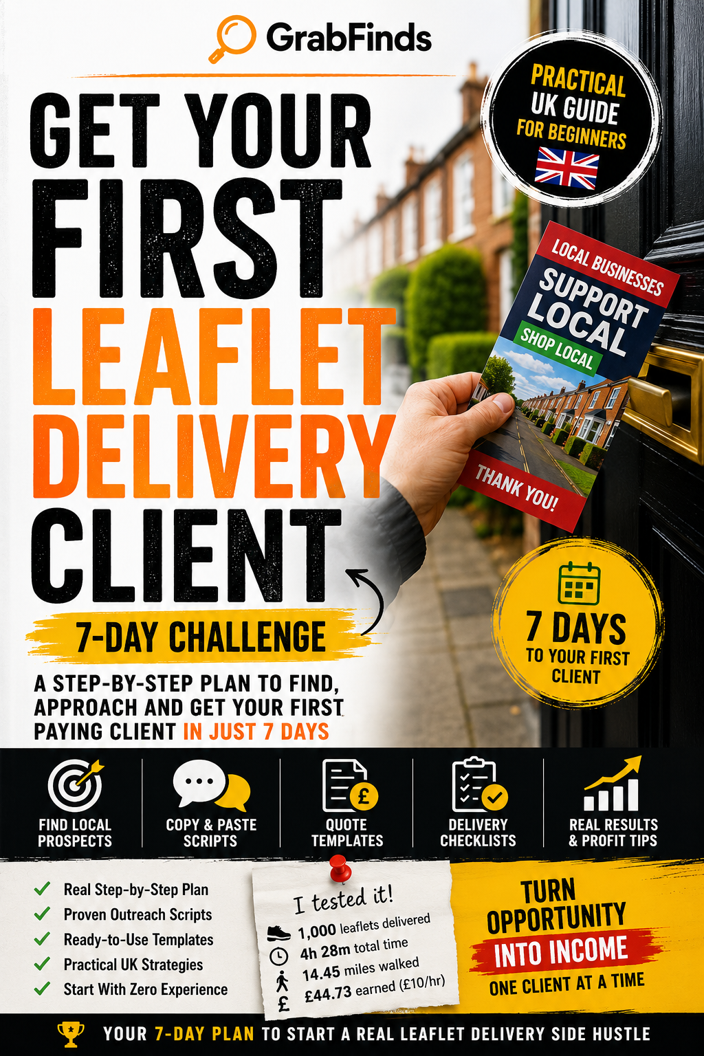 Get Your First Leaflet Delivery Client – 7-Day Challenge