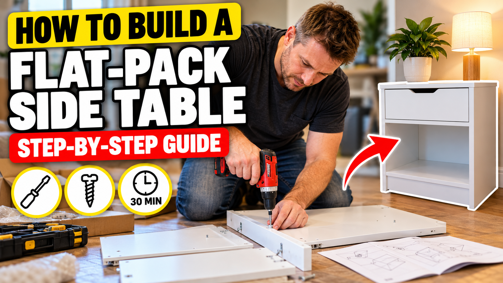 How to Run a Flat-Pack Furniture Assembly Side Hustle Part-Time in the UK