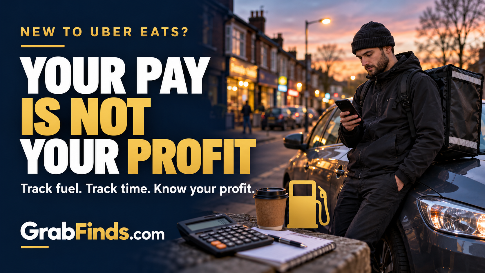 Starting Uber Eats in the UK? Track Your First Week’s Profit, Not Just Your Pay