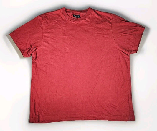 Burton Mens Shirt Basic Tee XXL Red Cotton Crewneck Regular Fit Everyday Wear